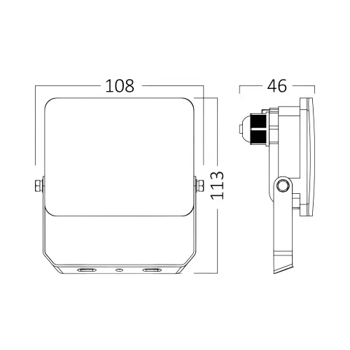 Braytron LED Reflektor 10W Beli CCT IP65 BT60-51080