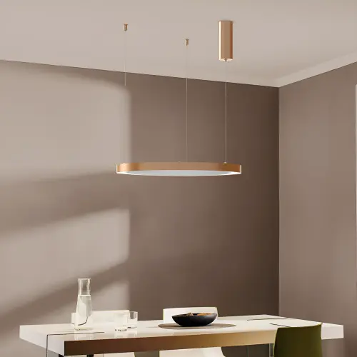 Braytron LED Visilica Okrugla 46W Zlatni CCT IP20 BH17-01386