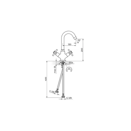Rosan XO za lavabo XO30101