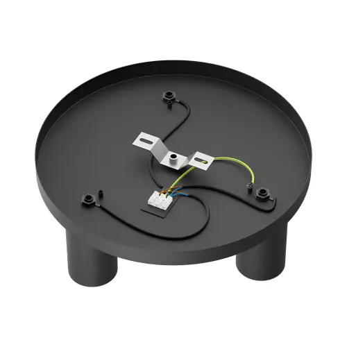 Braytron GU10 Nadgradni Spot Okrugli Trostruki Crni BH04-00881
