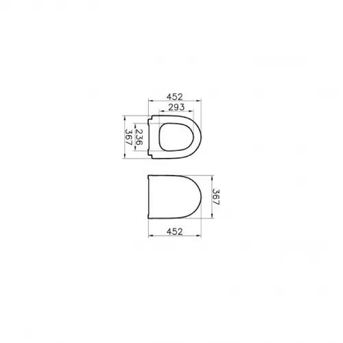 Vitra WC daska SENTO SILM Soft CLOSE DUROPLAST