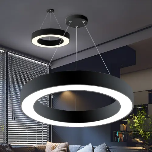 Braytron LED Visilica Okrugla 36W Crni CCT BH16-06181