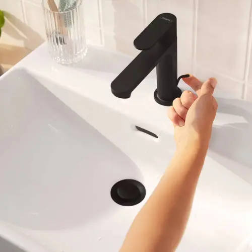 Hansgrohe Rebris S 110 za lavabo sa podsklopom matt Black 72517670