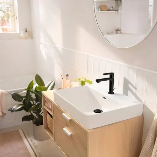 Hansgrohe Rebris S 110 za lavabo sa podsklopom matt Black 72517670