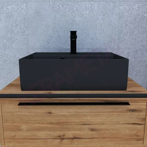 Elegant 500x380/150mm CRNI MAT lavabo