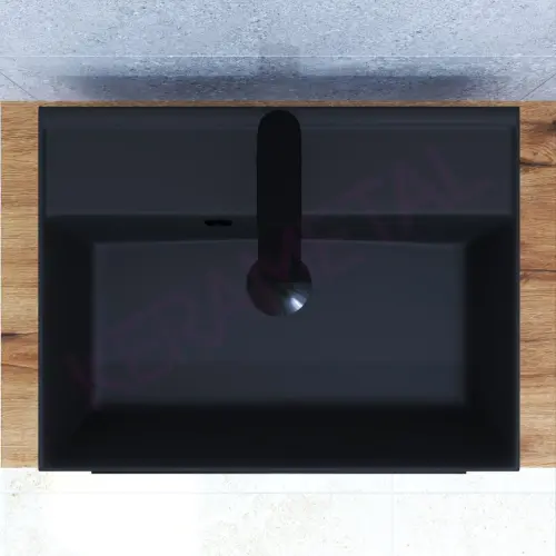 Elegant 500x380/150mm CRNI MAT lavabo