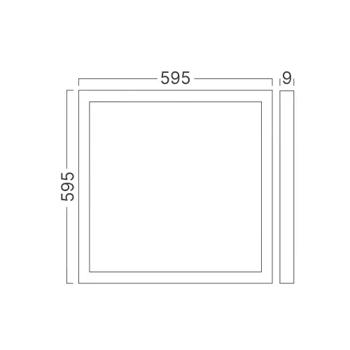 Braytron LED Panel Ugradni 595X595 40W Beli CCT BP15-36680
