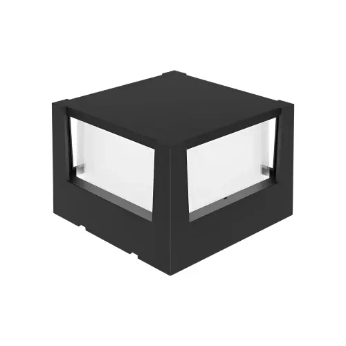 Braytron LED Zidna Svetiljka Okrugla 15W Crni CCT IP65 BG38-01581