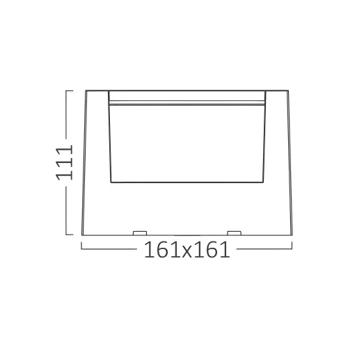 Braytron LED Zidna Svetiljka Okrugla 15W Crni CCT IP65 BG38-01581