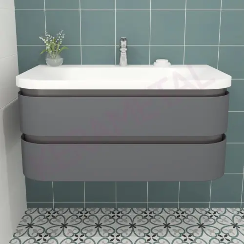 Kolpa ormarić sa umivaonikom Vittoria OUV 100cm Dark Grey 547050