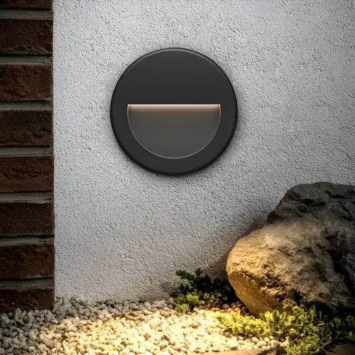 Braytron LED Zidna Svetiljka Okrugla 3W Beli CCT IP65 BG38-02080
