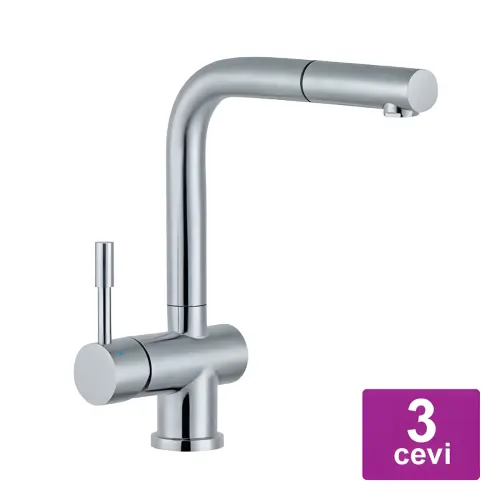 Rosan Steel sa izvlačnim tušem 3 cevi JS38603