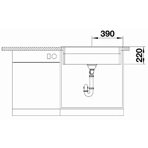 Blanco ETAGON 8 silgranit 780x510mm Crna 525893 gratis etagon sine