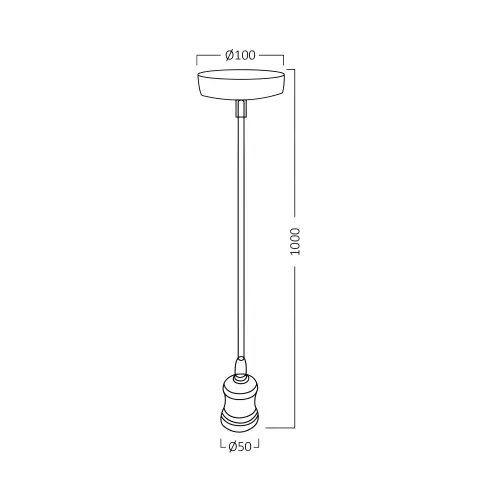 Braytron Viseće Grlo E27 1M BY45-00201