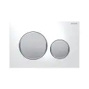 Geberit tipka Sigma 20 Bela/mat hrom/mat hrom 115.882.KL.1