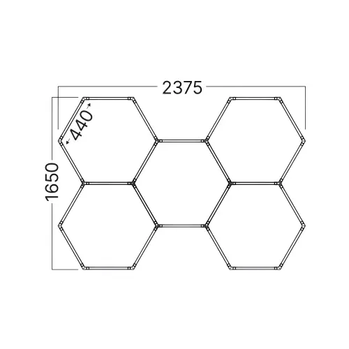 Braytron LED Linijska Svetiljka Mreža 160W Beli 6500K BN10-03330
