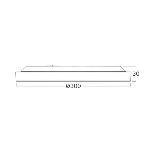 Braytron LED Plafonjera Okrugli 25W Beli BP07-20380