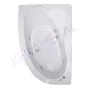 Zomar masažna kada Stela 154x100cm leva (hidro)