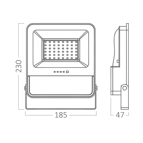 Braytron Solarni LED Reflektor 30W CCT Daljinski IP65 BT64-01281