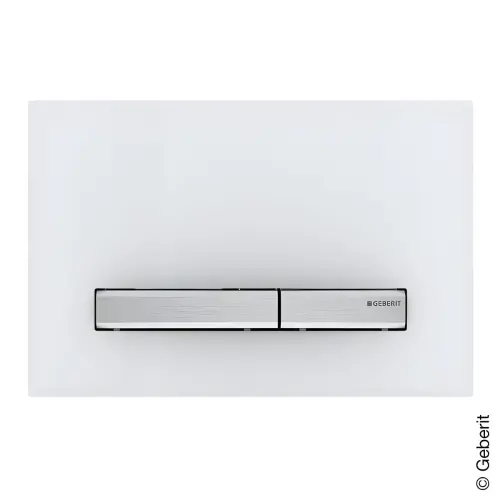 Geberit tipka Sigma 50 Bela/hrom 115.788.11.2