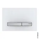 Geberit tipka Sigma 50 Bela/hrom 115.788.11.2