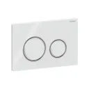Geberit tipka Sigma 21 Bela/sjaj hrom 115.884.SI.1