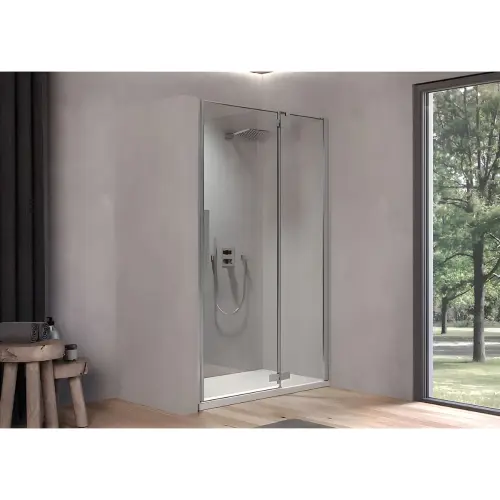Kolpa Polaris Tuš vrata samostojeća N100 - Desna SBR/1 Silver brill 515900