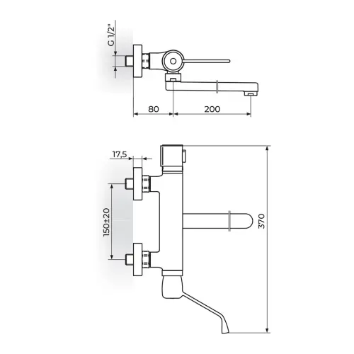 Rosan Stolz Thermo Zidna 200Mm Lekarska 1T32L20