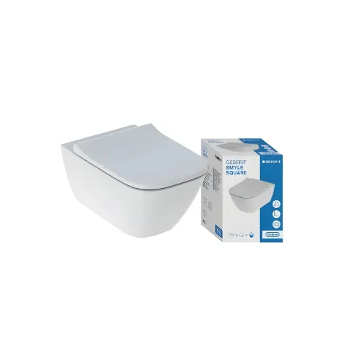 Geberit Smyle Square RIMFREE WC šolja konzolna sa Soft close daskom