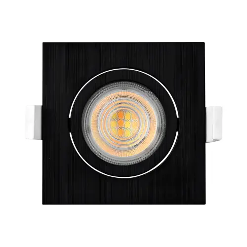 Braytron Dimabilna LED Spot Svetiljka Kvadratna 7W Crna CCT BD02-70781