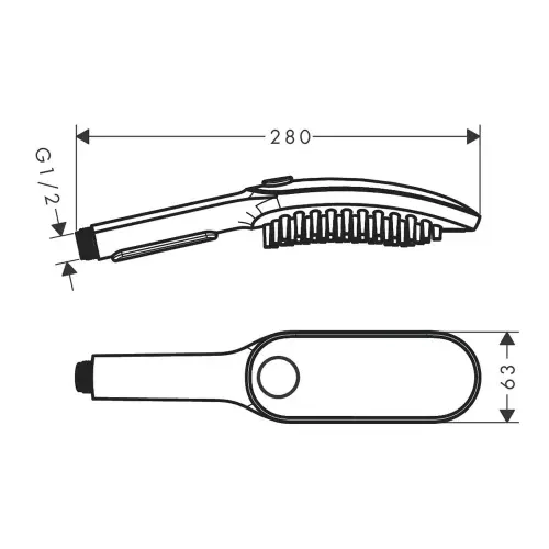 Hansgrohe tuš ručica Dogshower Select 150 3JET ROZA 26640560