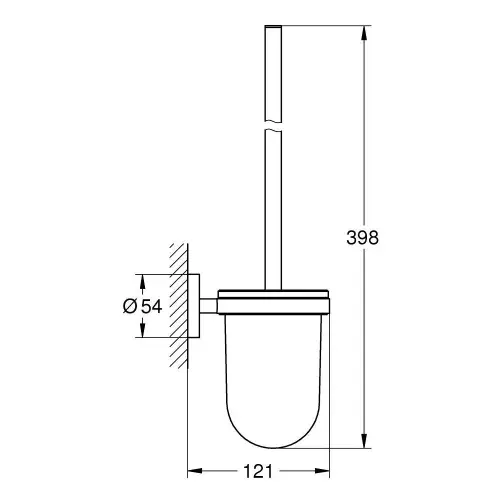Grohe Selection WC četka Hard Graphite 40374A01