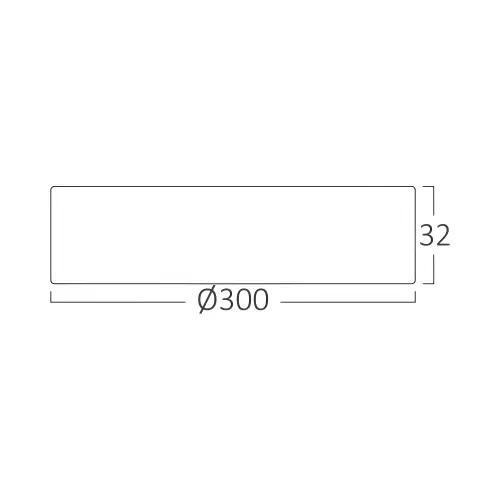 Braytron LED Panel Nadgradni Okrugli 24W Beli 3000K BP03-32400