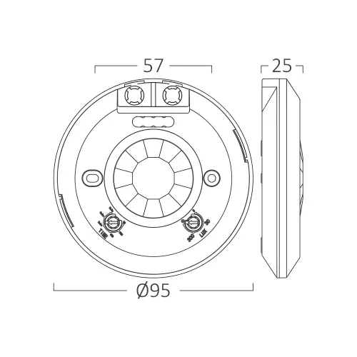 Braytron Senzor Pokreta 01° IP20 BY31-01010