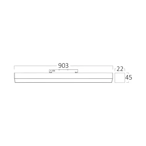 Braytron Magnetna Linearna Svetiljka 30W Beli CCT 48VDC BD60-00980