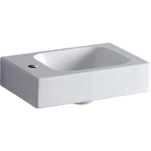 Geberit iCon lavabo otvor slavine levo 38x28cm 124836000