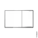 Geberit tipka Sigma 60 staklo/bela 115.640.SI.1