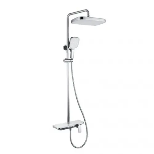 Inter Ceramic Usponski tuš 1f+rucica 3f+slavina atilla podesiv 96-157 hrom