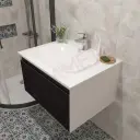 Kolpa ormarić sa umivaonikom Pandora OUP 75cm Black stone 514210