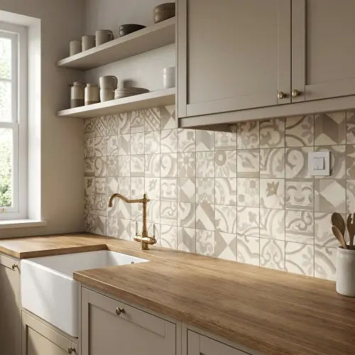Marazzi D_SEGNI BLEND Decoro MIX OSSO 100X100 10mm M61P