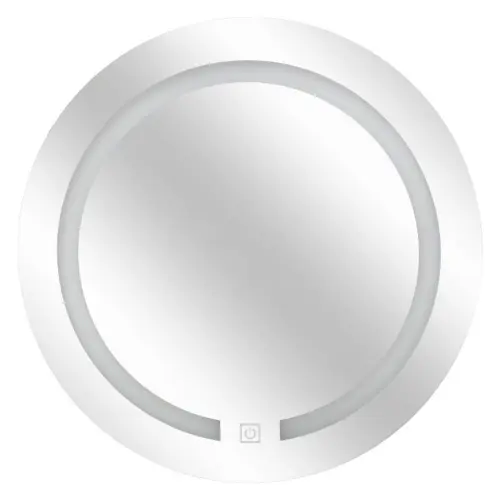 Five Ogledalo za zid sa led svetlom 45x2,5cm mdf/metal