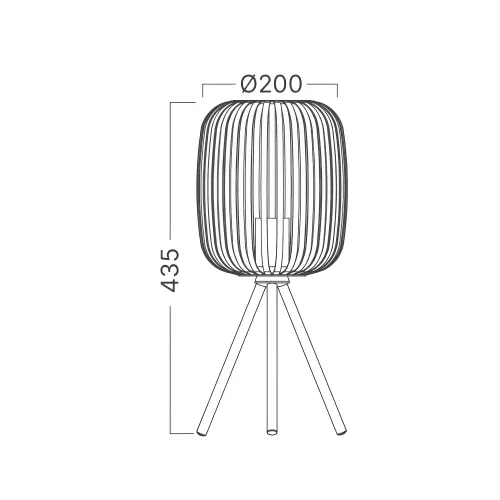 Braytron Stona Lampa E27 bez BV03-00072