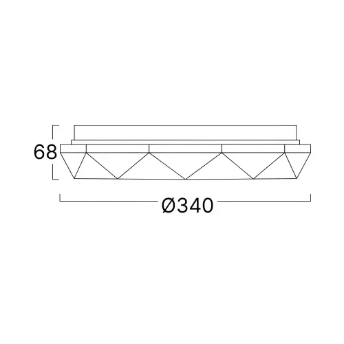 Braytron LED Plafonjera Okrugla 24W CCT BH16-30380