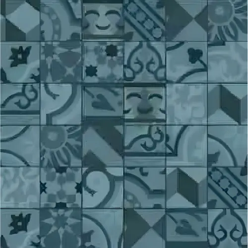 Marazzi D_SEGNI BLEND Decoro MIX AZZURRO 100X100 10mm M61J