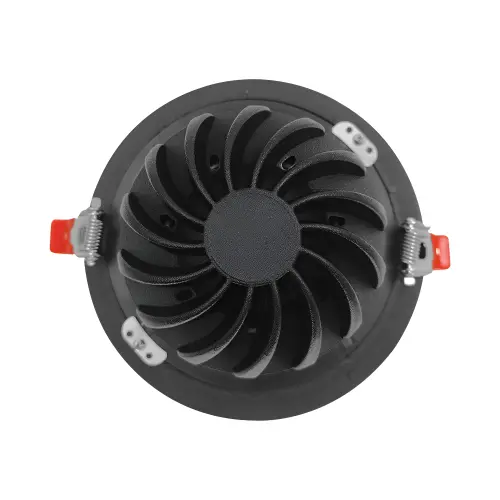 Braytron LED Downlight Okrugli 40W Crni 3000K BD36-20301