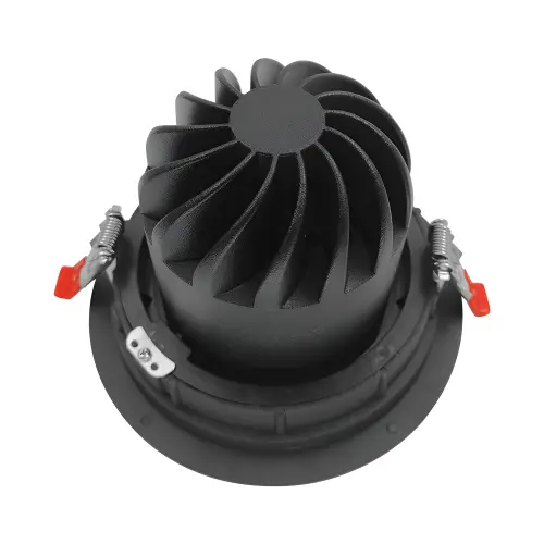 Braytron LED Downlight Okrugli 40W Crni 3000K BD36-20301