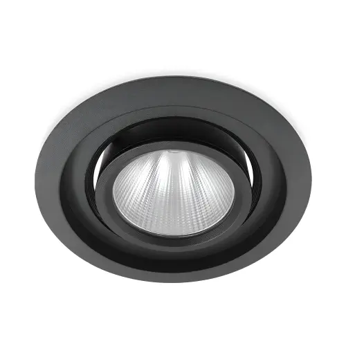 Braytron LED Downlight Okrugli 40W Crni 3000K BD36-20301