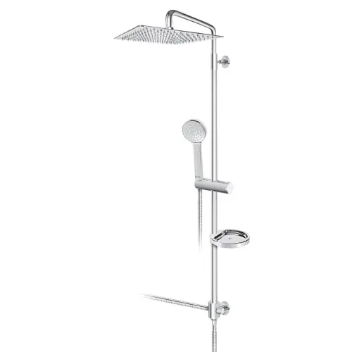 Rosan Konzola tuša Stolz tuš ruža Inox 300x300mm PUTK13