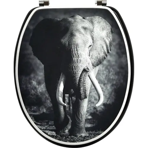 Tendance WC daska MDF SA metalniM OKOVIMA 37,5x46 SERENGETI