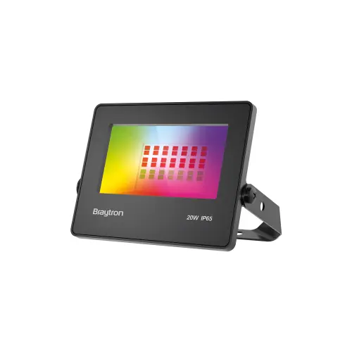 Braytron LED Reflektor 20W Crni RGB IP65 BT66-02091